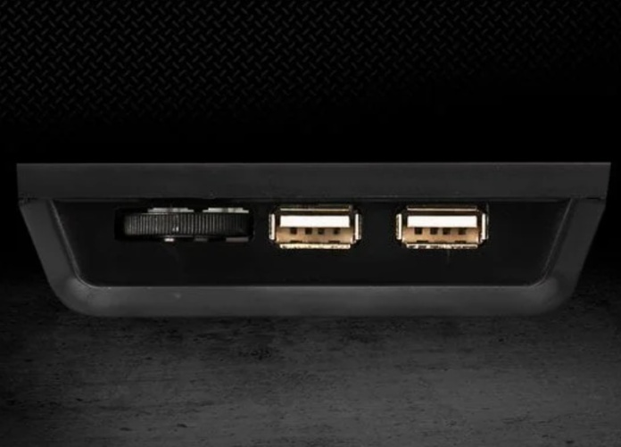 dwa porty USB 2.0 podstawki chłodzącej SAVIO COS-01